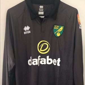 BNWT LS Errea Norwich City Third Kit